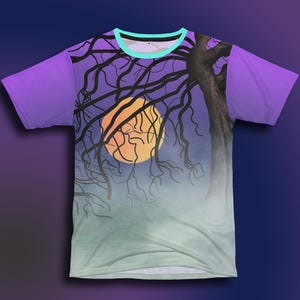 The &quot;Spooky Forest Night&quot; Tee by Patterned Dreams