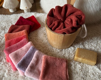 Waschbare Tücher / Make-up-Entferner-Baumwolle aus 100 % Bambus / Mehr als 35 Farben zur Auswahl /