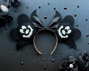 Mickey Bat Ears *Glow In The Dark & Double Sided!*