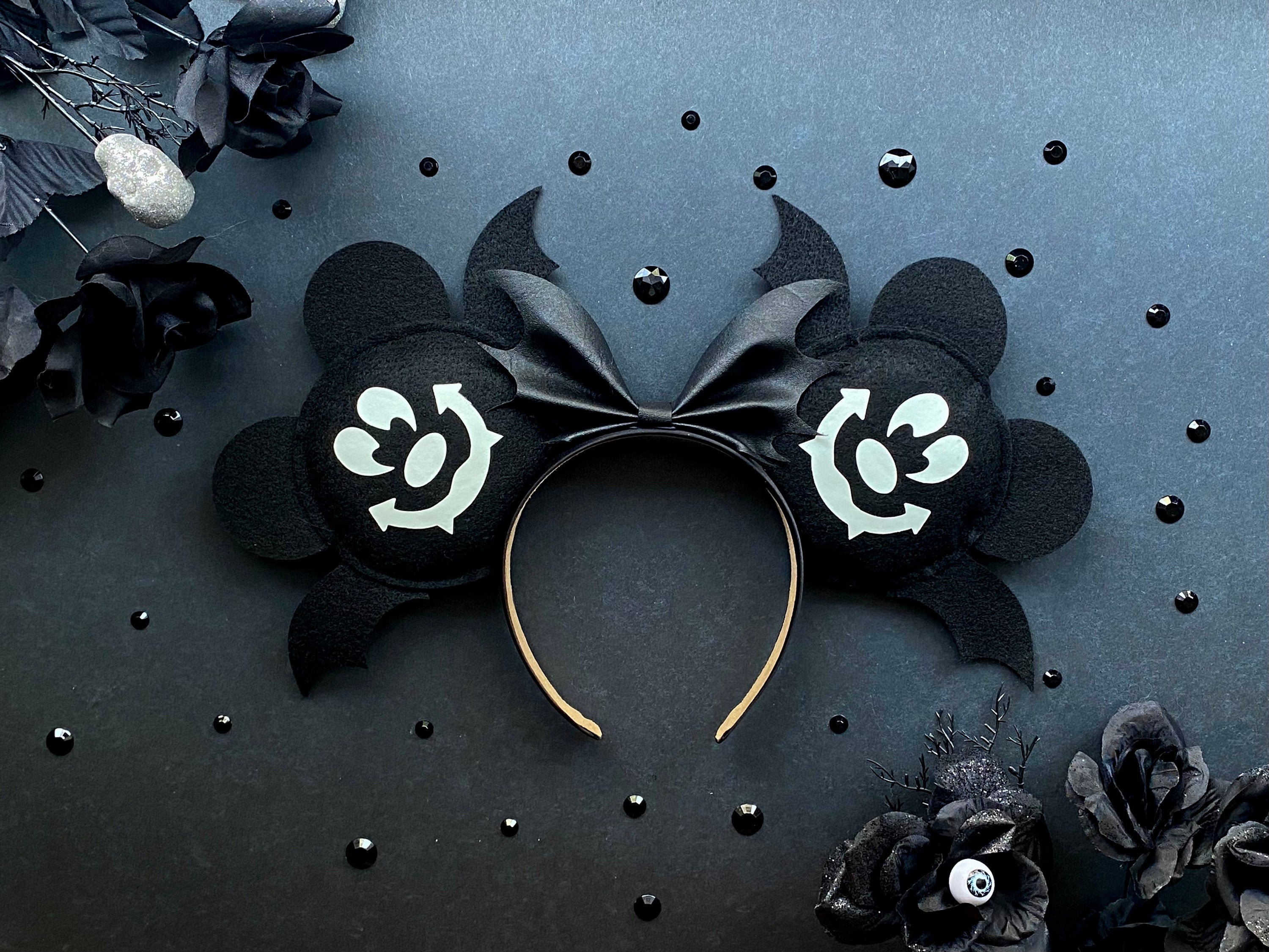 Mickey Bat Ears *glow in the Dark & Double Sided!* - Etsy display picture 1