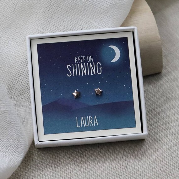 Gift Boxed Keep On Shining Earrings Etsy
