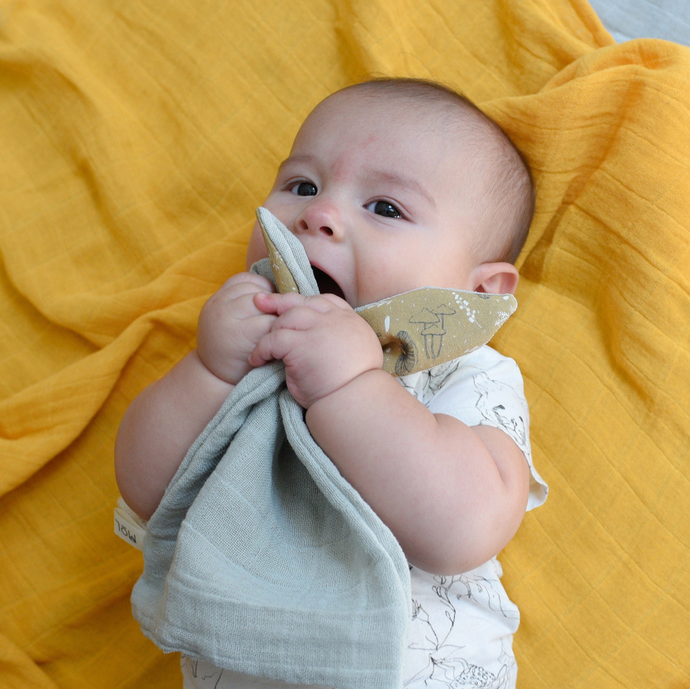 Baby Comforterbunny Earsbaby Blanketcloth Comforterdummy Keeper