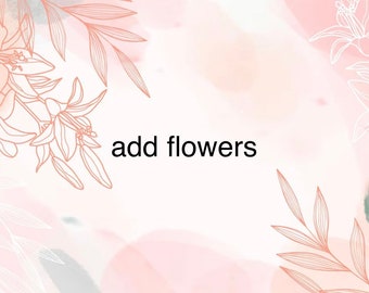 Add flower/flowers to sweater