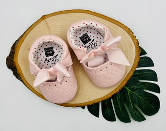 Baby Girl Maryjane Shoes, Bow Baby Girl Shoe, Special Occasion Shoes, Infant Shoes, Newborn Shoes