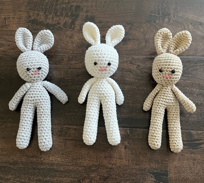 Crochet Bunny, Nouveau coffret cadeau bébé, Coffret cadeau Welcome Baby Girl Baby Boy, Cadeau Baby Shower, Cadeau bébé, Cadeau bébé, Coffret cadeau nouveau-né image 2