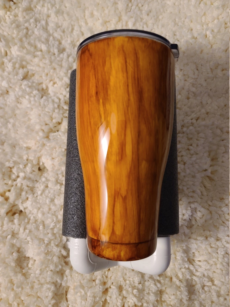 Epoxy Cup Holder, Epoxy Cup Cradle, Foam Holder, PVC Pipe Cup Holder