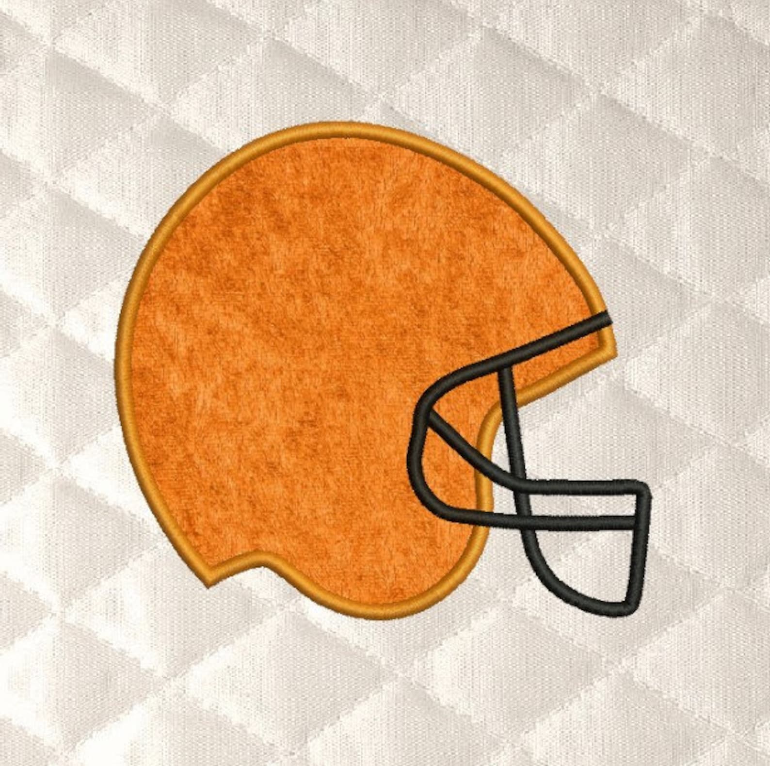 Football Helmet applique Machine embroidery Design 3 Etsy