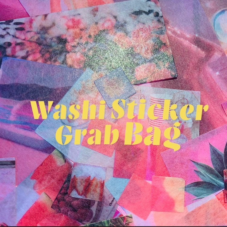 Washi sticker grab bag Etsy