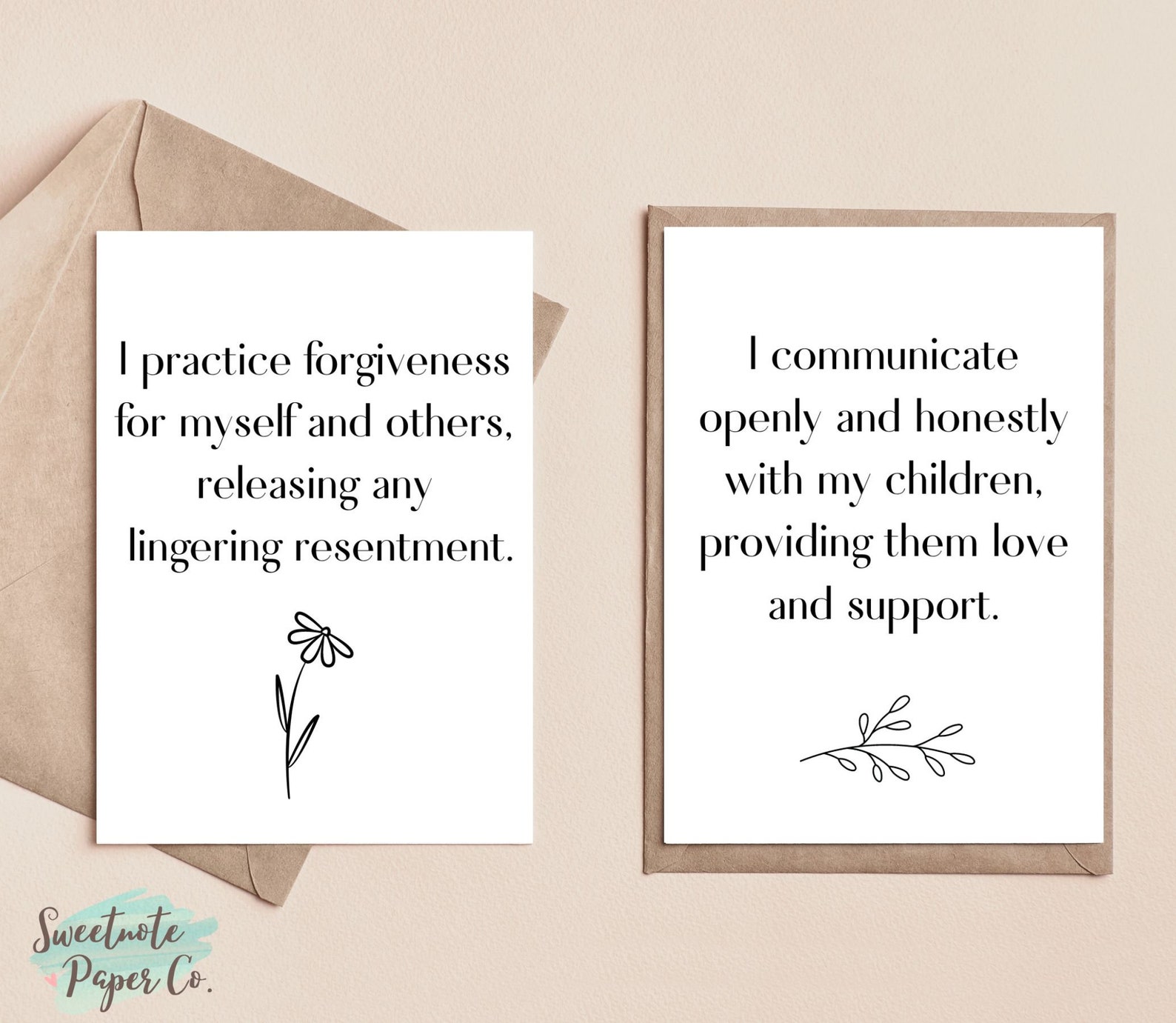 Printable Divorce Affirmation Cards | Healing & Support | Divorce ...