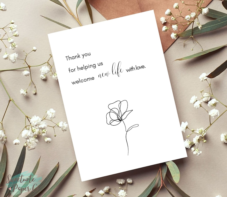 Printable Thank You Card for OB Doctors | Labor & Delivery Nurses ...