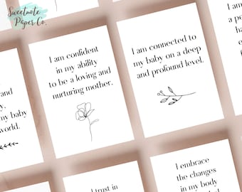 Positive Pregnancy Affirmations | Pregnancy Meditation | Digital Download