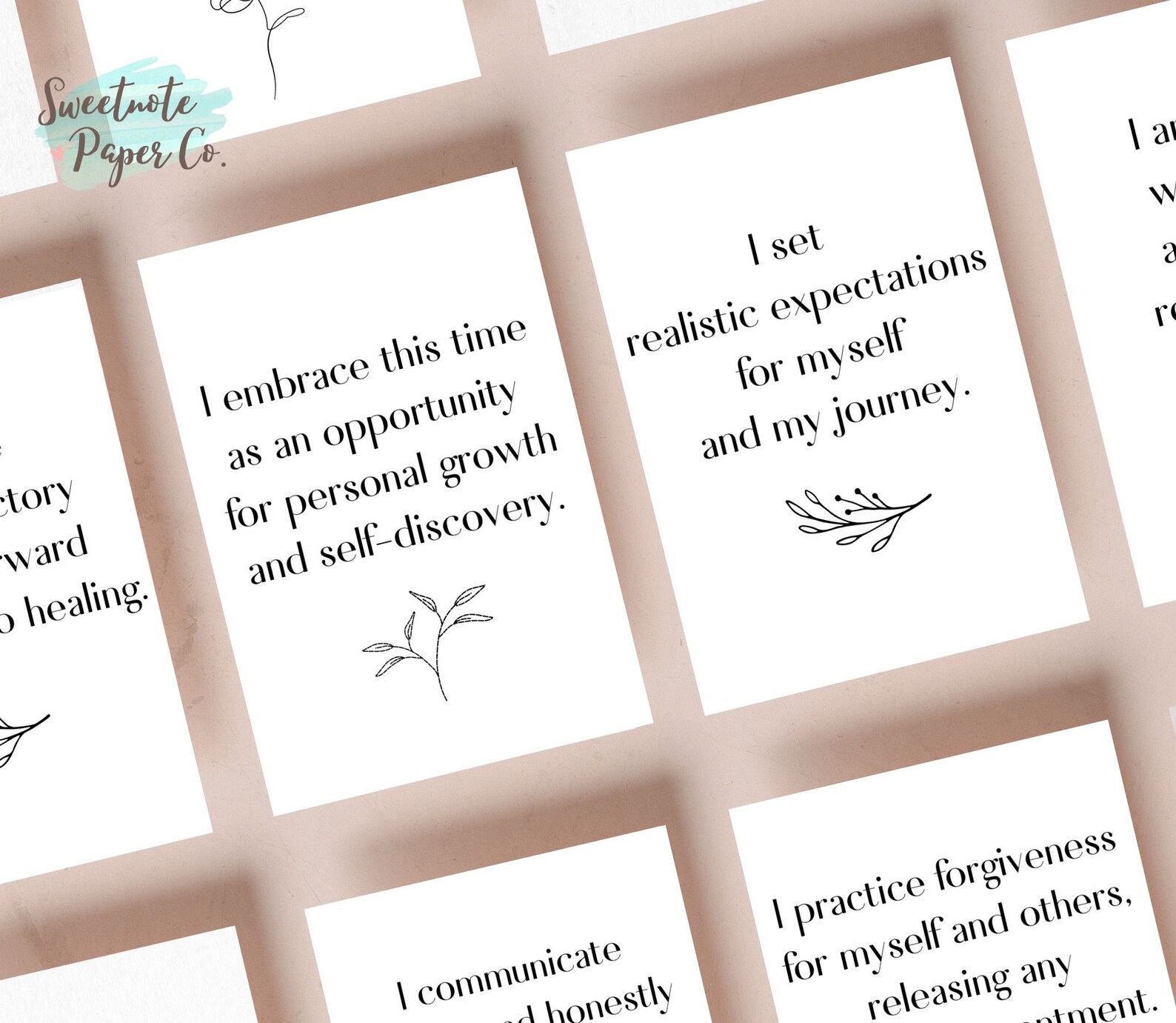Printable Divorce Affirmation Cards | Healing & Support | Divorce ...