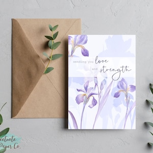 Printable Encouragement & Support Card - Digital Download