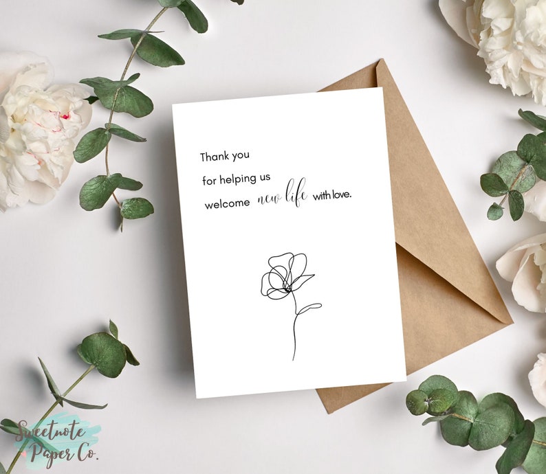 Printable Thank You Card for OB Doctors | Labor & Delivery Nurses ...