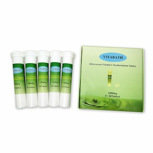 Vitabath Vitamin C Dechlorination Tablets: Luxury Bath, Hot Tub, Spas (100 Tablets)
