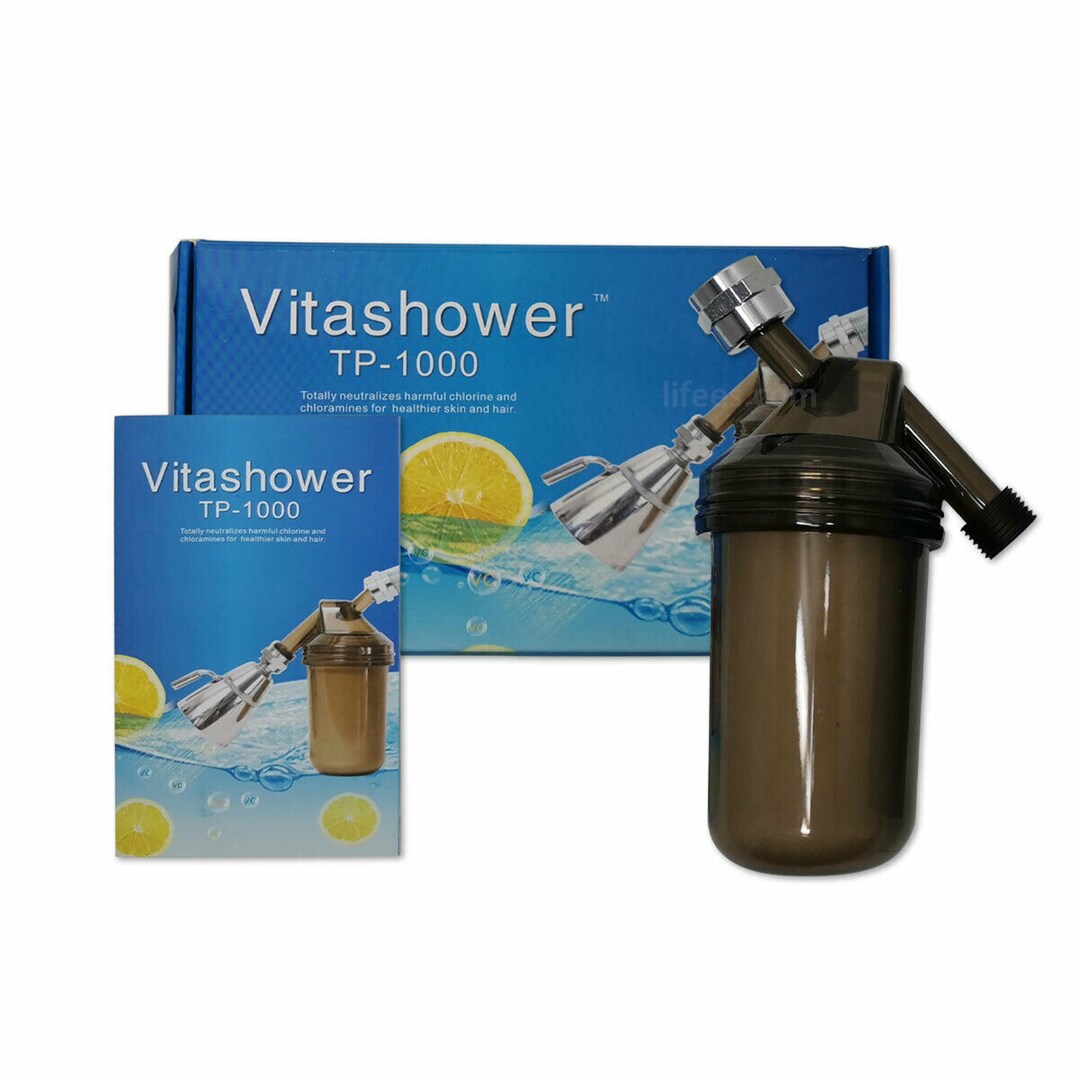 Vita Shower Water Filter, Remove 100 Chlorine & Chloramines for Hard