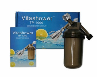 VitaShower TP-1000: Vitamin C Shower Filter for Chlorine & Chloramine Removal