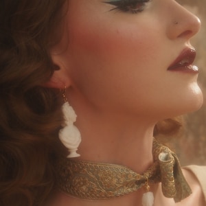 Marie Antoinette Bust Earrings