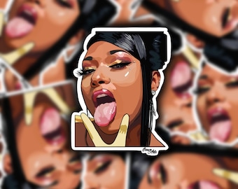 WAP - Megan Thee Stallion Sticker