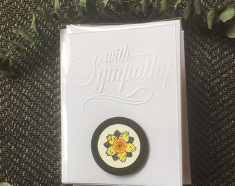 You Paint  Medallion Embossed Sympathy Card Kit   Set of 5