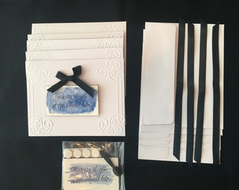 You Paint- Embossed Sympathy Card Kit-  Set of 5