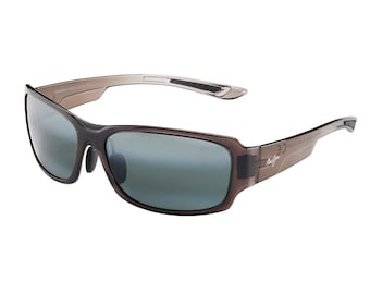 Maui Jim Monkeypod 441-11A Gafas de sol grises envueltas en desvanecimiento Lentes grises polarizadas
