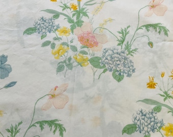 Vintage Springmaid Twin Sheets: Floral Print Linens (Set of 2)