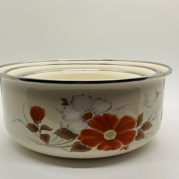 Enamel Serving Bowl Etsy