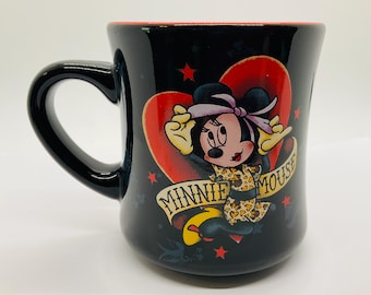 Disney Minnie Mouse Mug, Black and Red