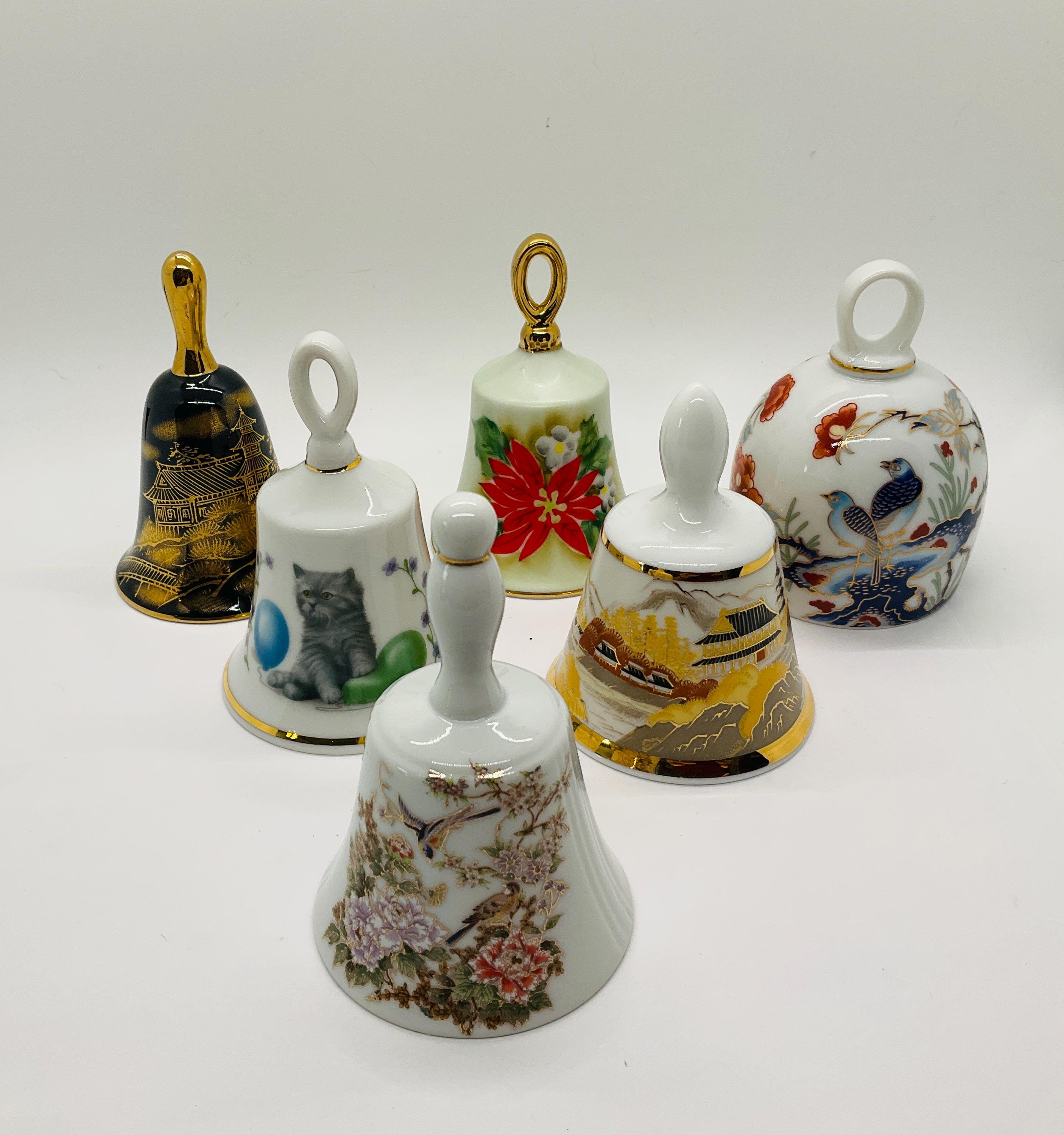 工芸品 Bell Vintage Ceramic Bell - Etsy