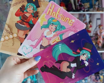 Hatsune Miku, Project Diva-ansichtkaarten