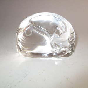 Steuben Cat Paperweight