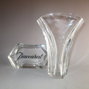 Baccarat Ginkgo Vase 7&quot;