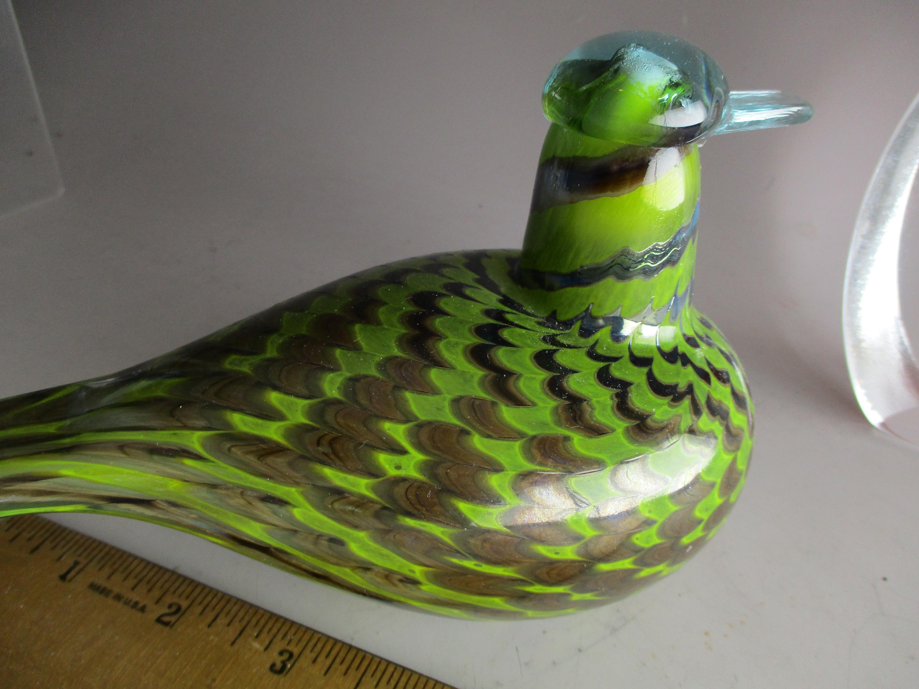 Iittala - Oiva Toikka Bird - Common Teal - Etsy Canada