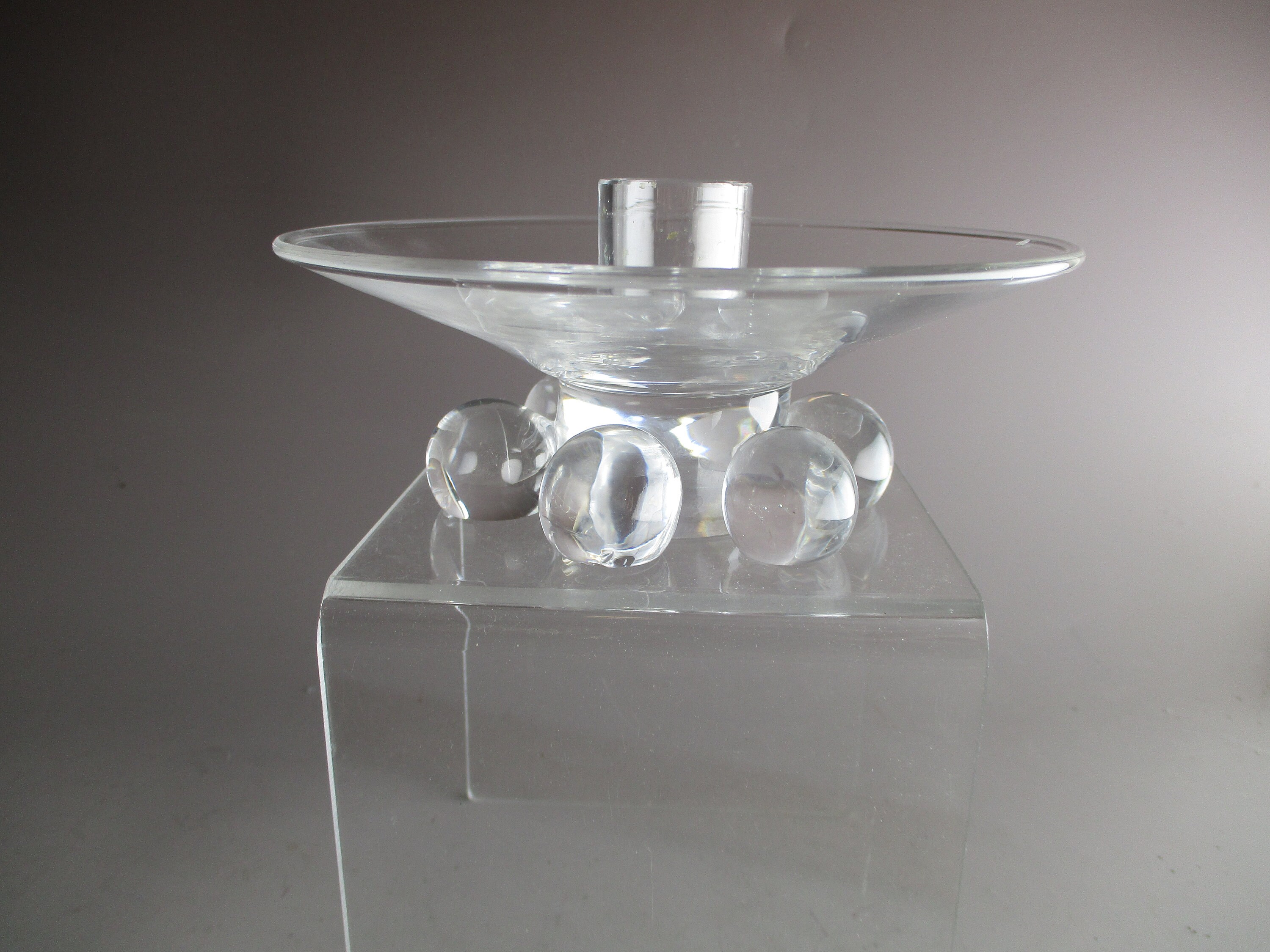 Steuben Glass Candlestick - Etsy