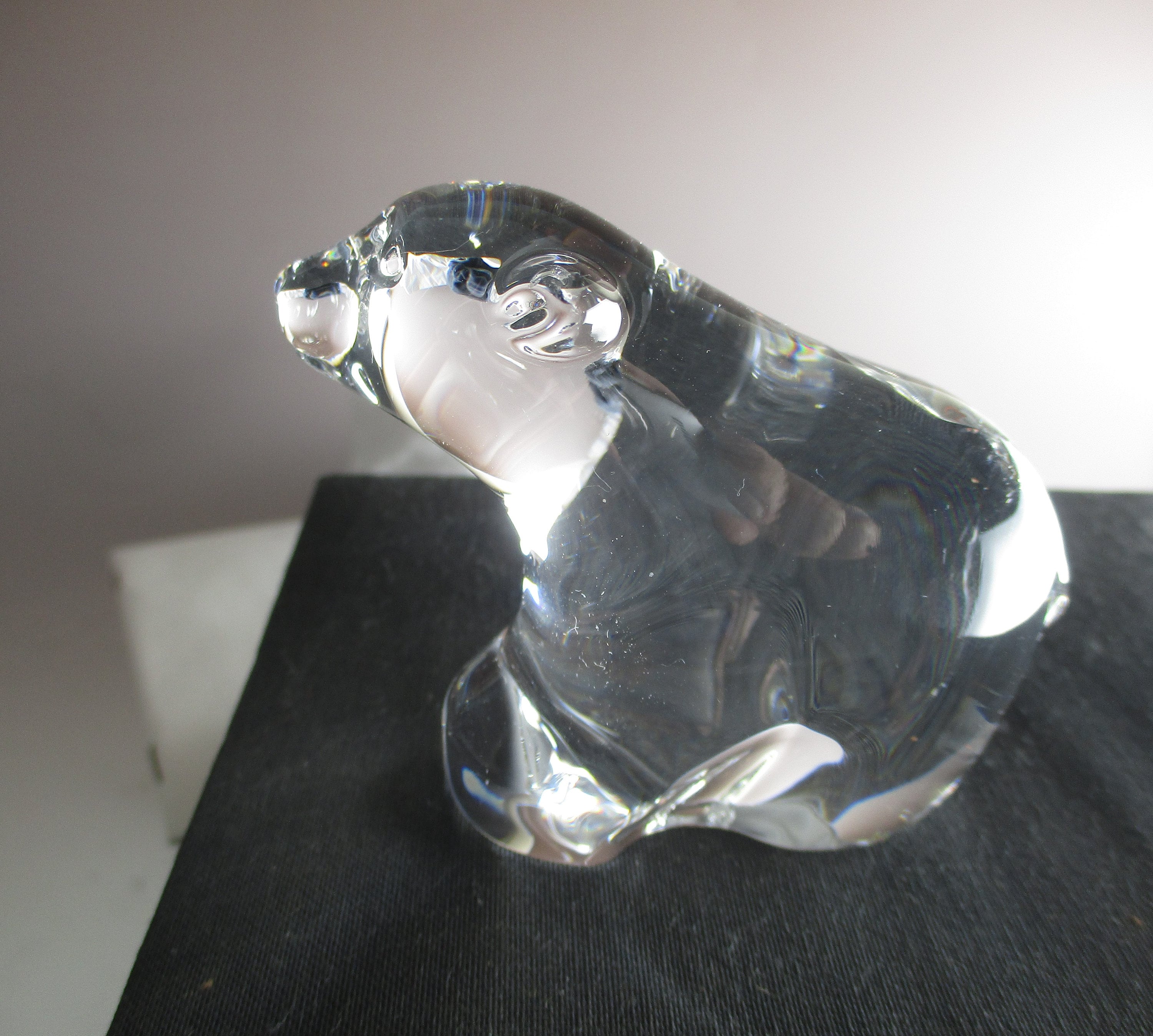 Steuben Glass Bear - Etsy
