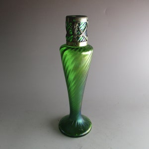 Carl Stölzle - Stolzle Iridized twist Vase