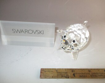 スワロフスキー　豚 SWAROVSKI スワロフスキー キーリング キーホルダー バッグ
