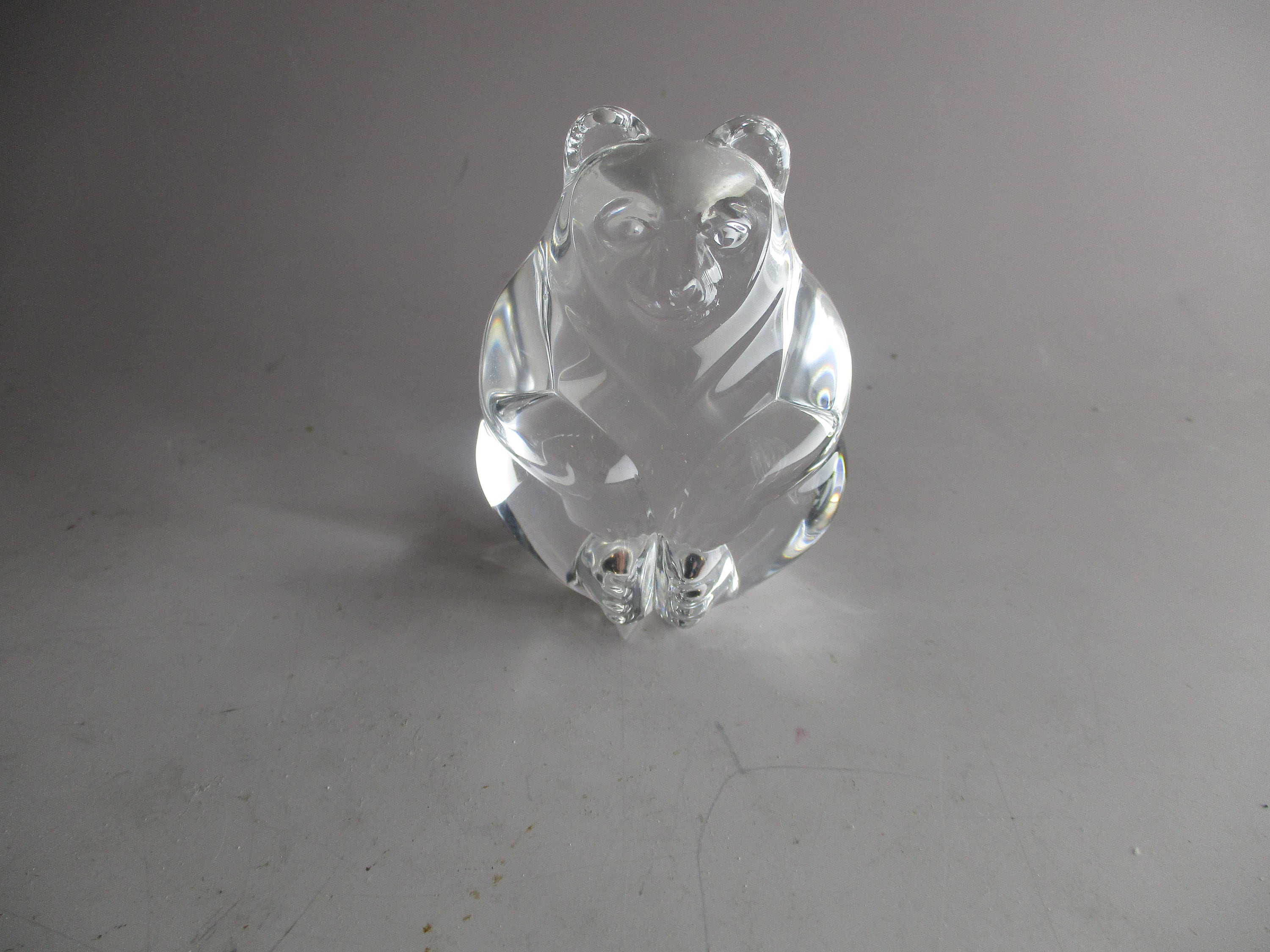 Steuben Glass Bear - Etsy