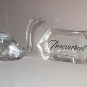 Baccarat Swan Figurine