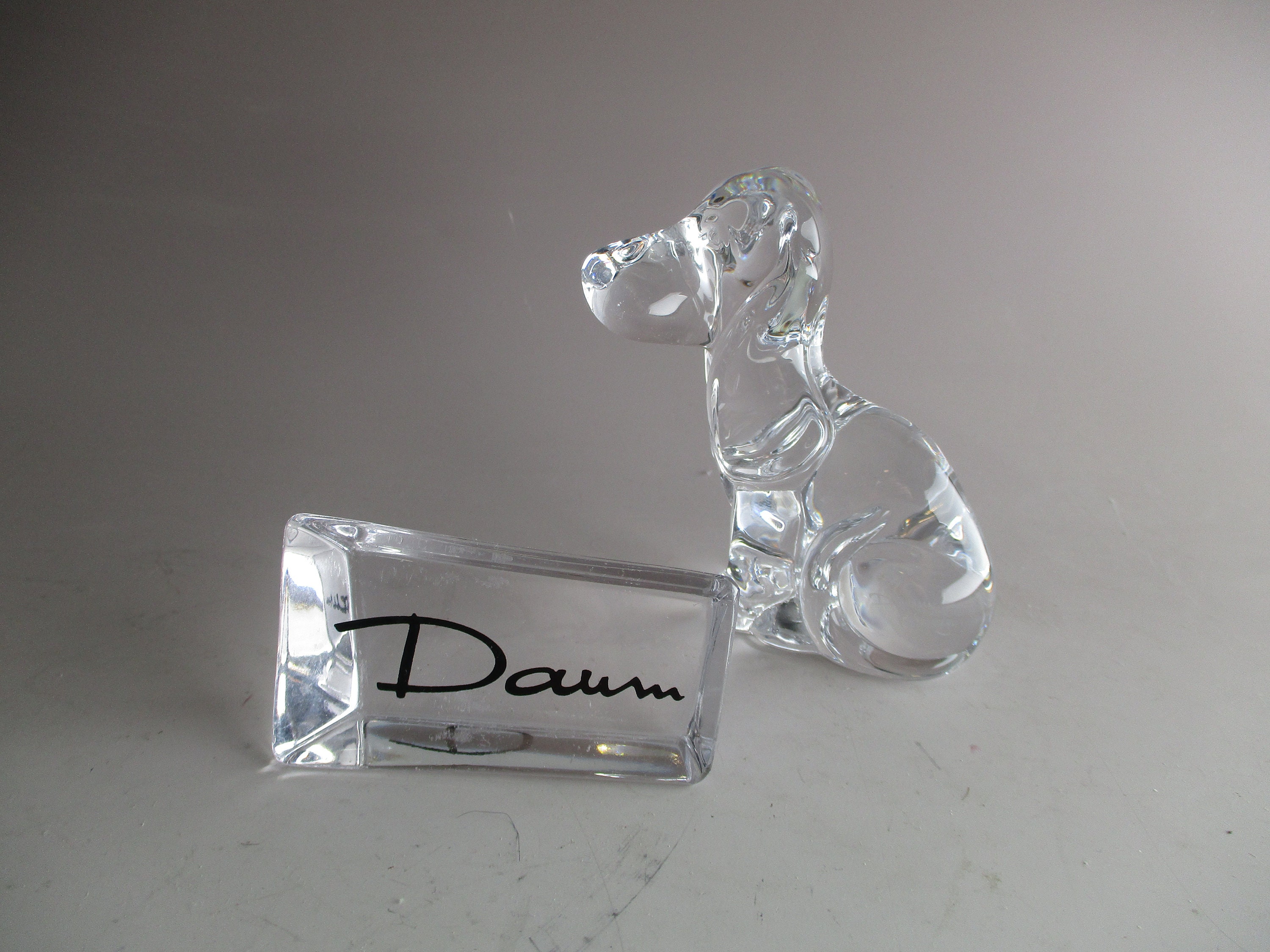 Daum France 犬クリスタル置物 Daum France 犬クリスタル置物 Daum France 犬クリスタル置物