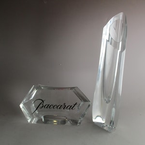 Baccarat Rosebud Vase