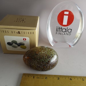 Iittala Nuutajarvi - Birds by Toikka - Browngreen