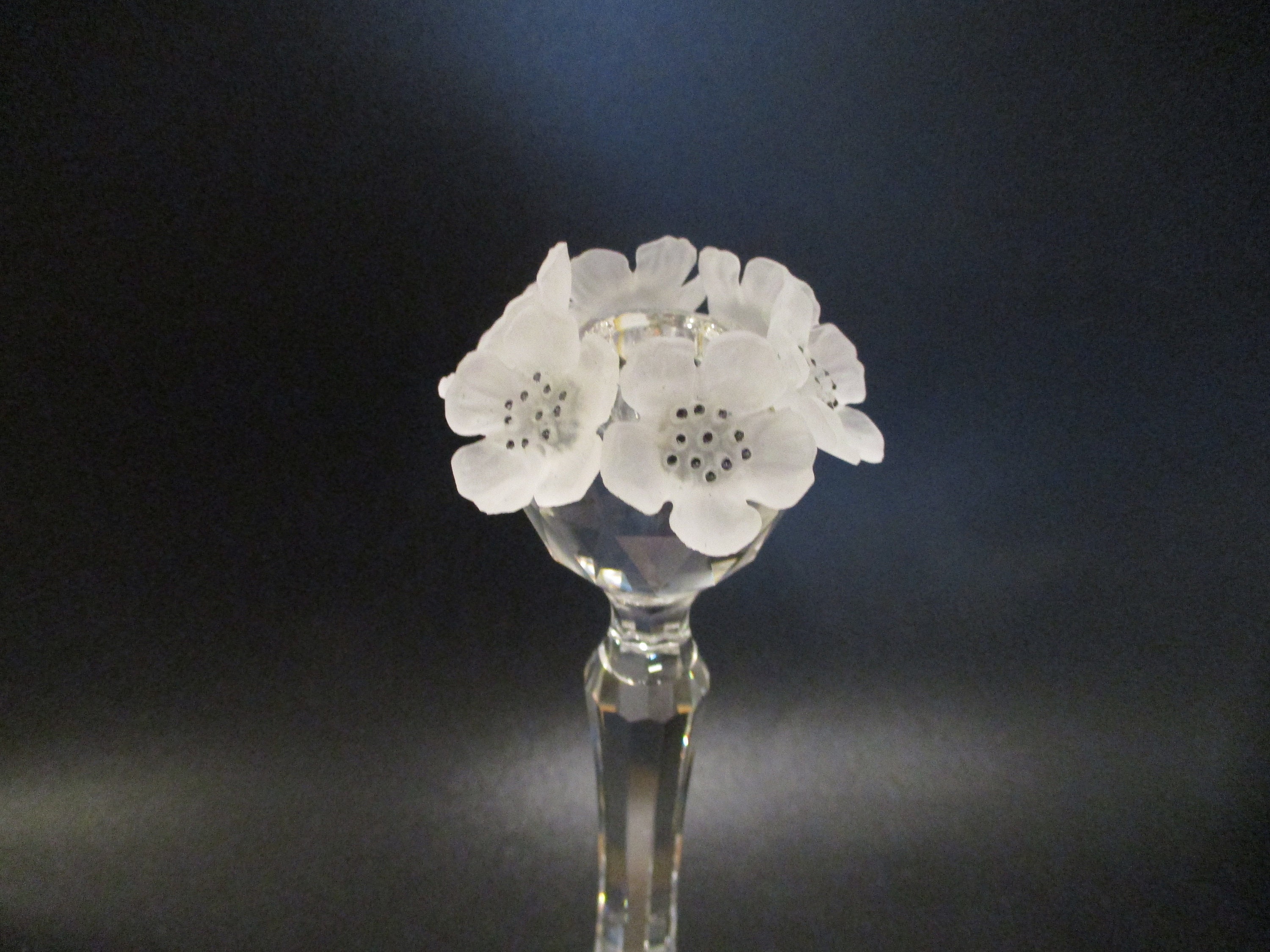 Swarovski - Candlestick With Flowers 7600 NR137 - Etsy