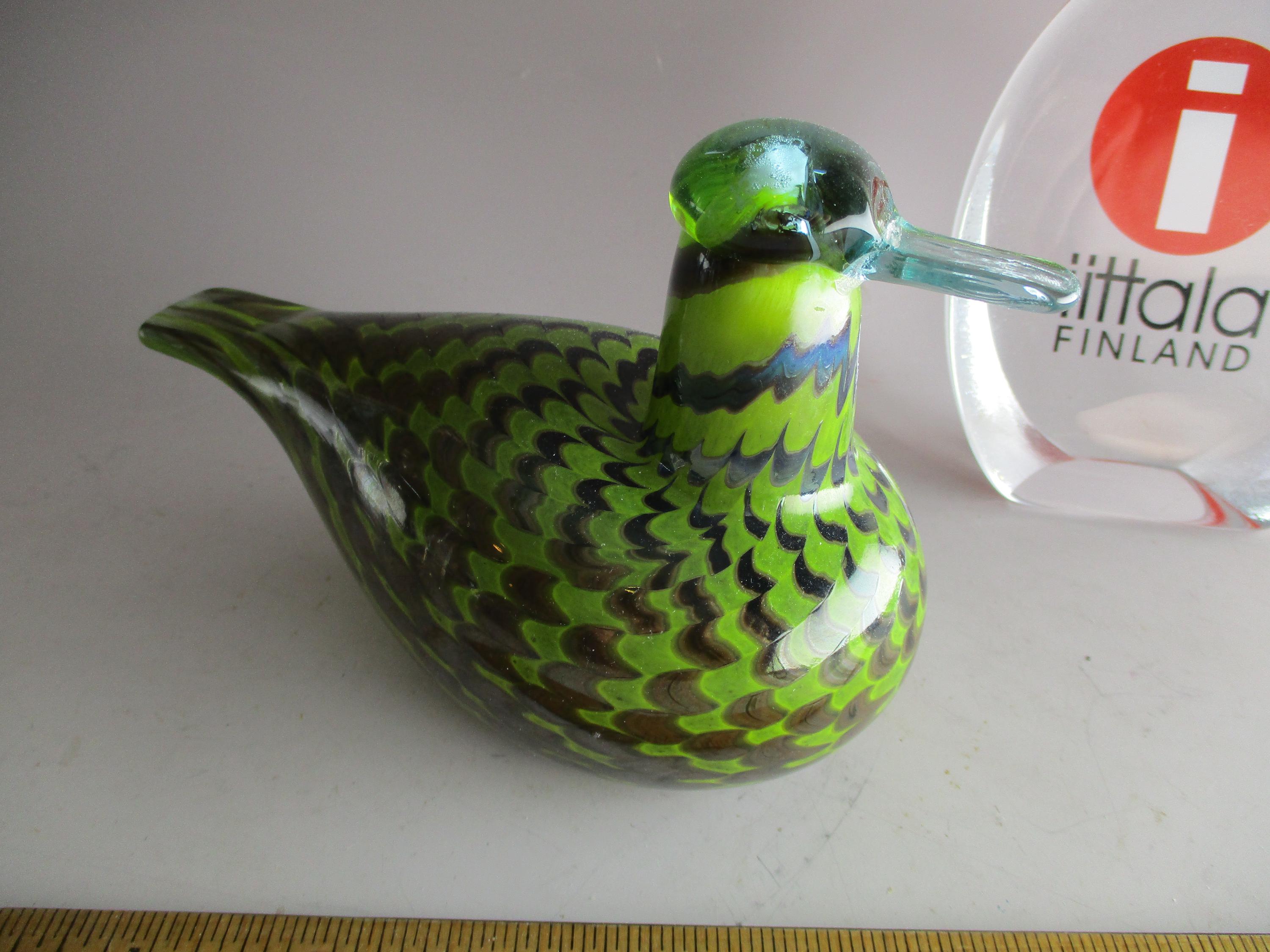 Iittala - Oiva Toikka Bird - Common Teal - Etsy Canada