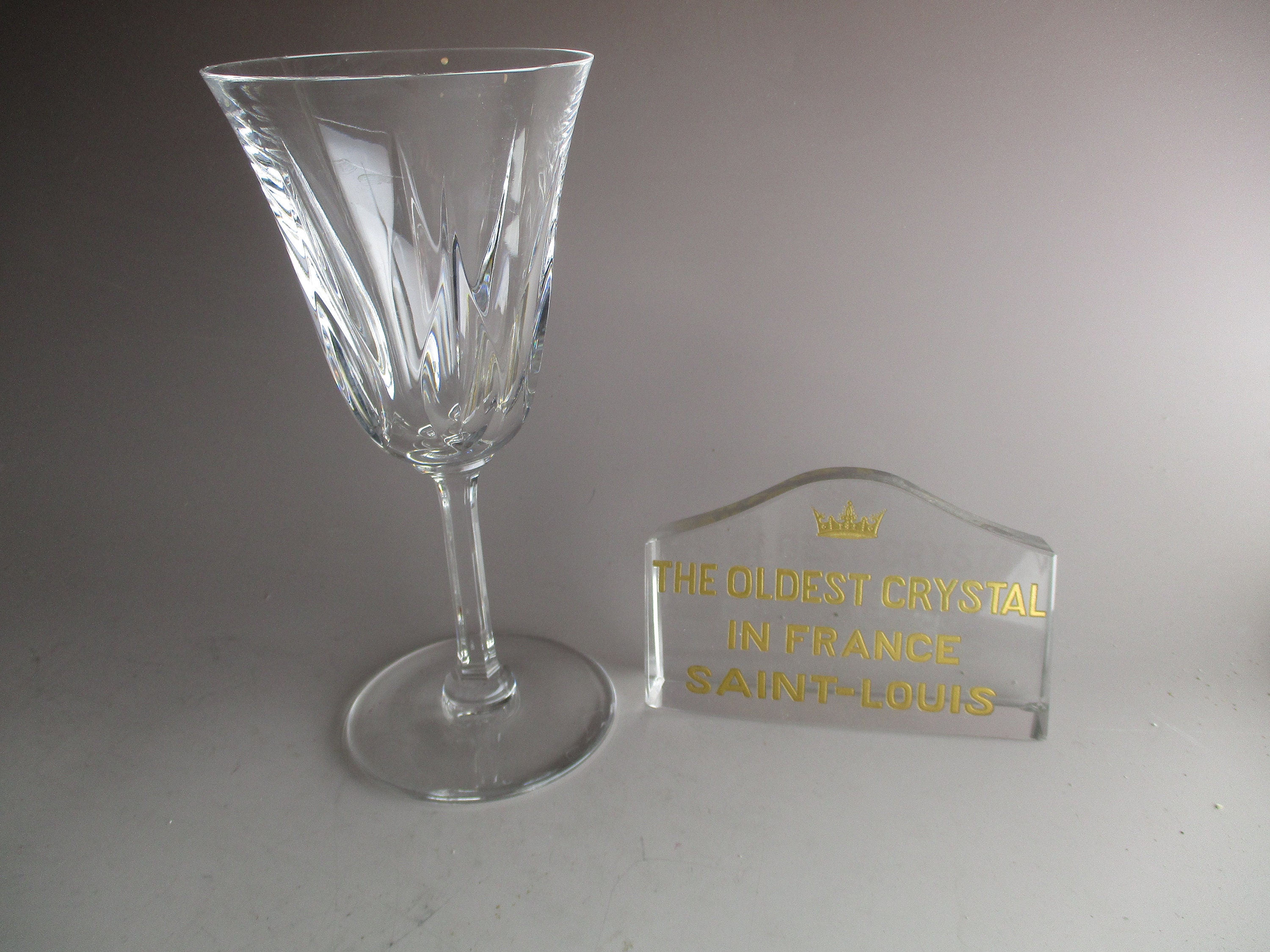Pichet / broc en cristal de Saint Louis modèle Chantilly - Verres