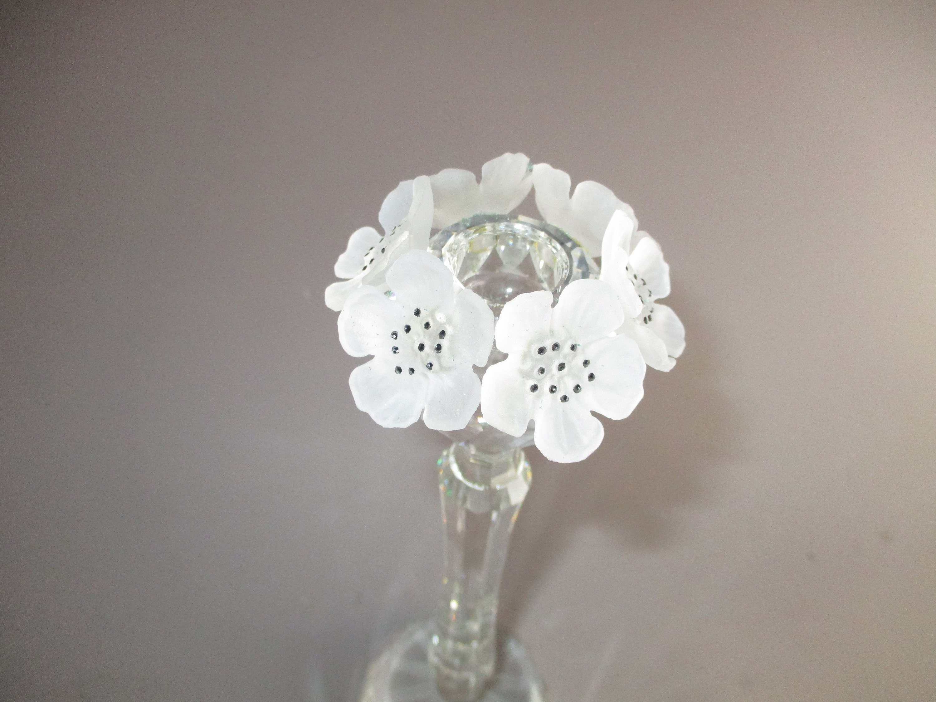 Swarovski - Candlestick With Flowers 7600 NR137 - Etsy