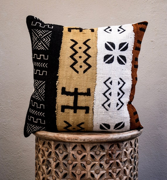 BOGO earthhandmade African Mud Cloth Pillow Case Multi | Etsy