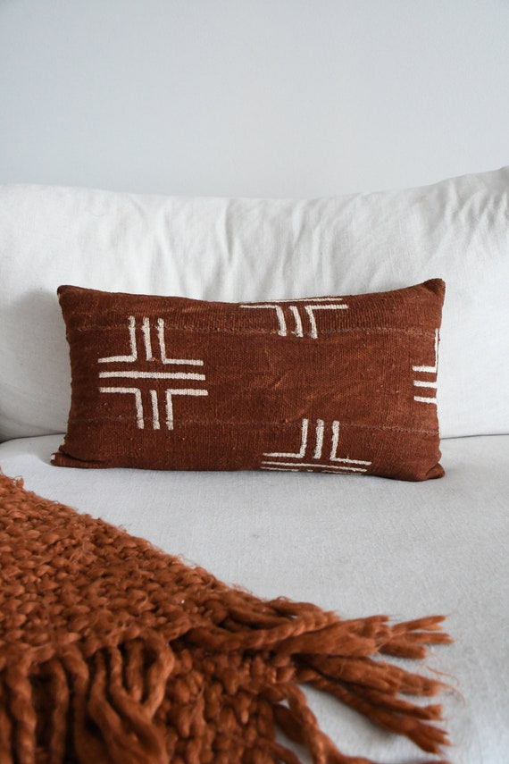 African mud cloth throw cheap pillows