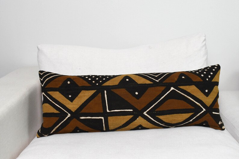 Handmade African Mud Cloth Pillow Cover Multicolor Mud Etsy